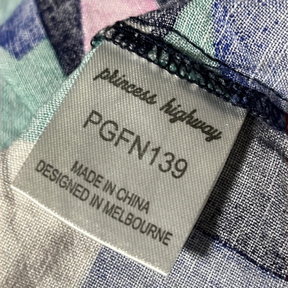 PRINCESS HIGHWAY Linen blend Suki Sleeveless Cropped Blouse Top - Picture 13 of 14